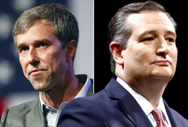 Beto O'Rourke; Ted Cruz (AP/Richard W. Rodriguez/Tom Fox/The Dallas Morning News)