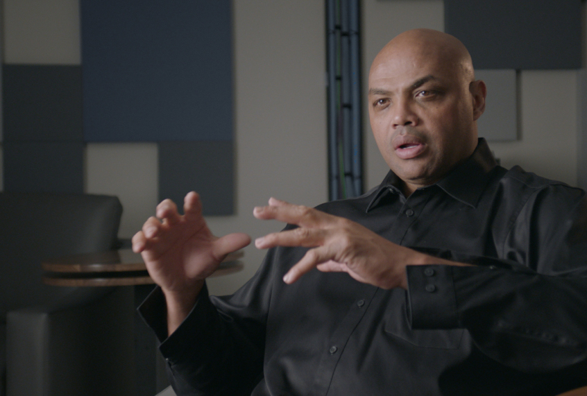 Charles Barkley in "Shut Up & Dribble" (Showtime)