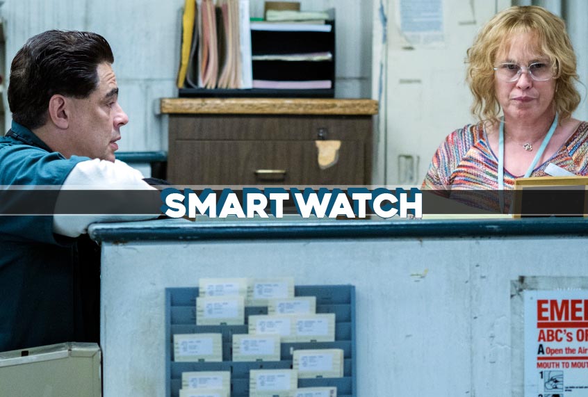 Benicio Del Toro as Richard Matt and Patricia Arquette as Tilly in "Escape at Dannemora" (Chris Saunders/Showtime)