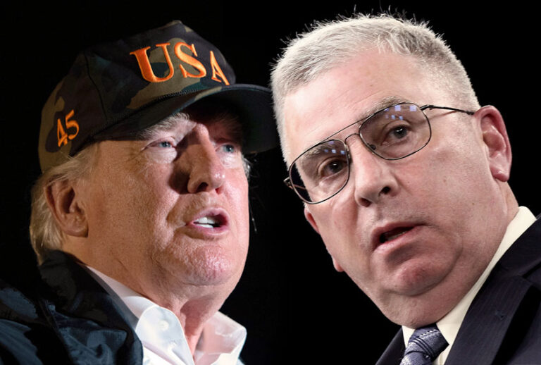 Donald Trump; John Abizaid (Getty/Saul Loeb/Win McNamee)