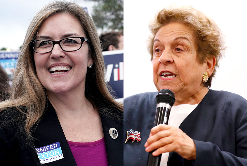 Jennifer Wexton; Donna Shalala (Getty/Alex Wong/AP/Wilfredo Lee)