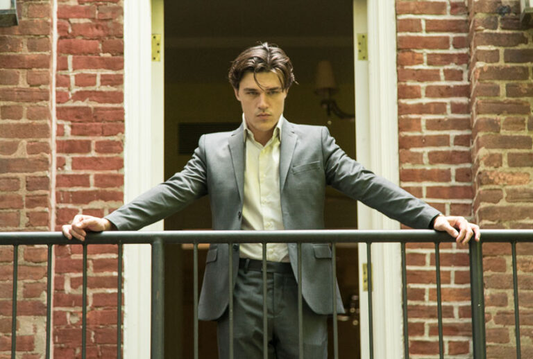 Finn Wittrock on the set of Write When You Get Work. (Courtesy of George H. Price Productions)