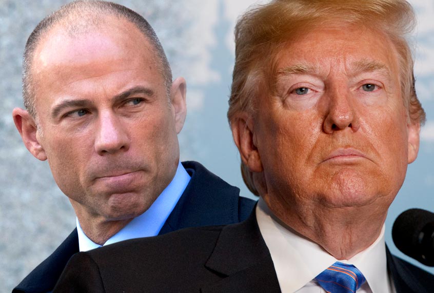 Michael Avenatti; Donald Trump (AP/Salon)