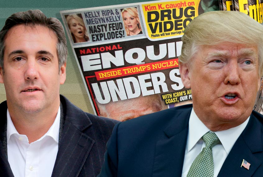 Michael Cohen; Donald Trump (AP/Photo Montage by Salon)