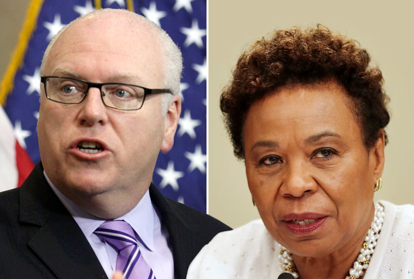 Joe Crowley; Barbara Lee (AP/Lauren Victoria Burke/Jacquelyn Martin)
