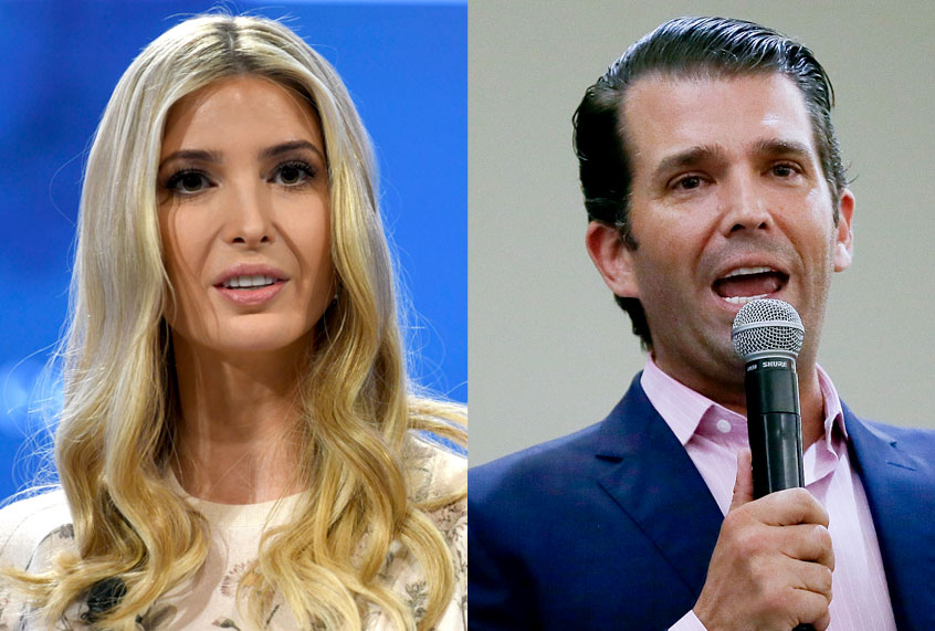 Ivanka Trump; Donald Trump Jr. (Getty/Riccardo Savi/Bob Levey)