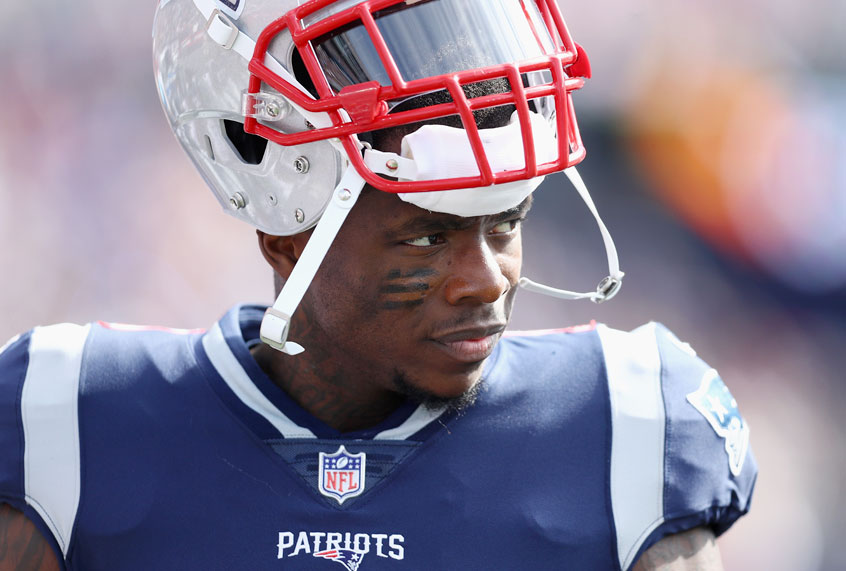 Josh Gordon #10 of the New England Patriots (Getty/Maddie Meyer)