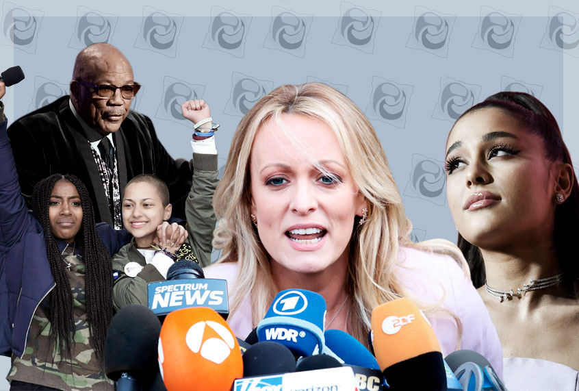 Quincy Jones; Emma Gonzalez/Parkland Protest; Stormy Daniels; Ariana Grande (AP/Getty/Salon)