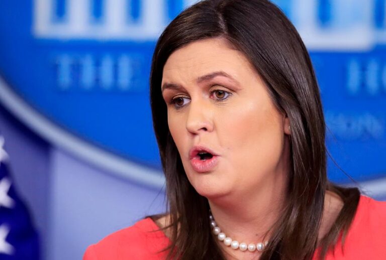 Sarah Huckabee Sanders (AP/Manuel Balce Ceneta)