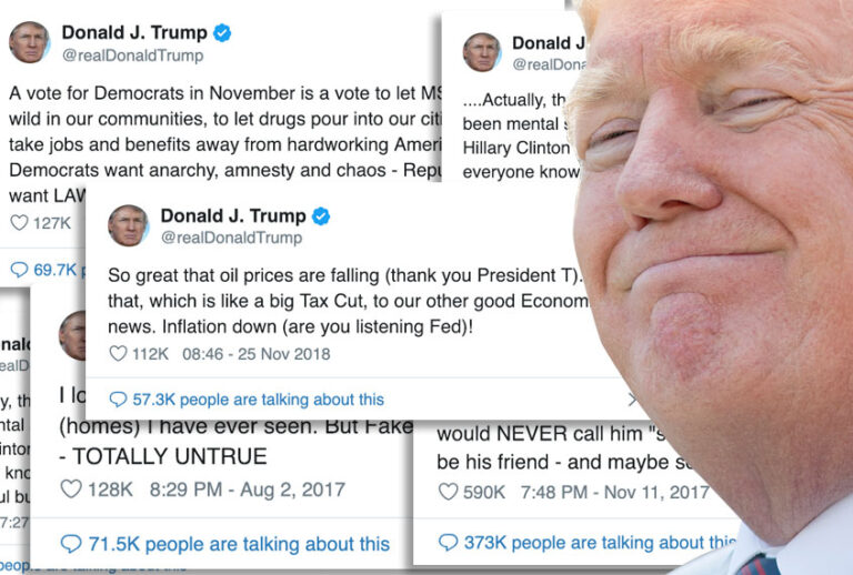 (Getty/Saul Loeb/Twitter/realDonaldTrump)