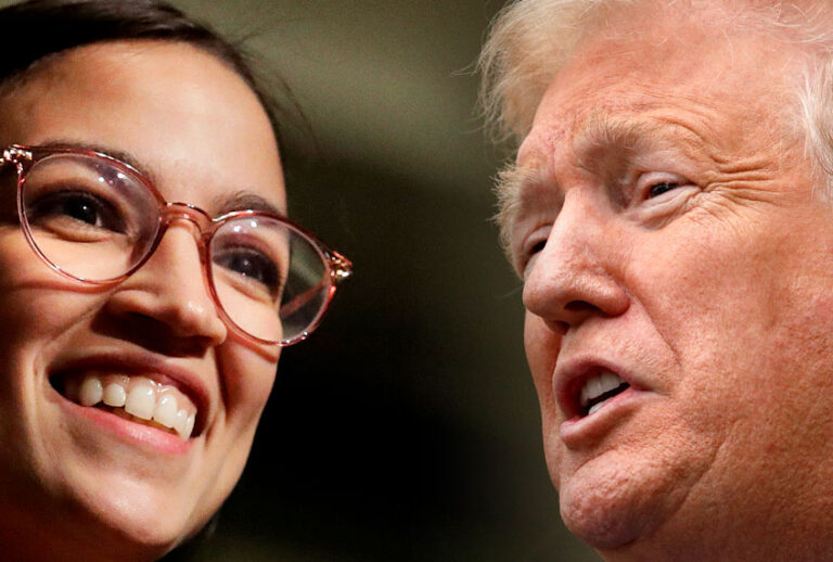 Alexandria Ocasio-Cortez; Donald Trump (AP/Salon)