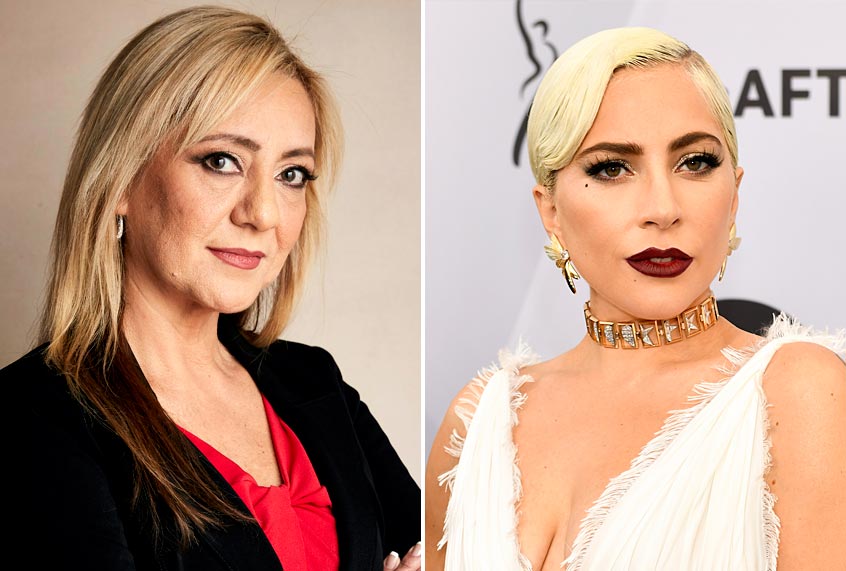 Lorena Gallo, formerly Lorena Bobbitt; Lady Gaga (AP/Taylor Jewell/Rodin Eckenroth)