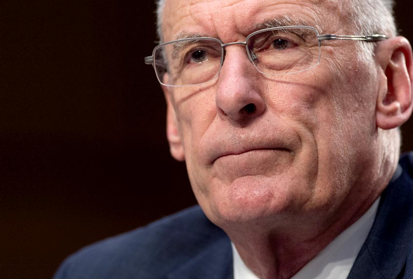 Daniel Coats, director of National Intelligence, testifies on Worldwide Threats during a Senate Select Committee on Intelligence hearing on Capitol Hill in Washington, DC, January 29, 2019. (Getty/Saul Loeb)