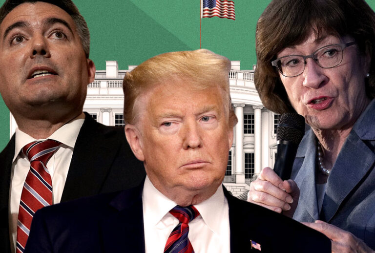 Cory Gardner; Donald Trump; Susan Collins (AP/Getty/Salon)