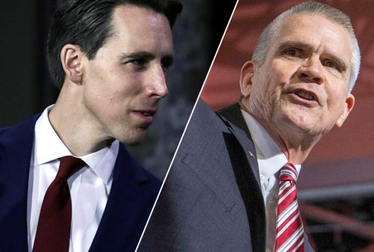 Josh Hawley; Matt Rosendale (Getty/Alex Edelman/Jim Watson)