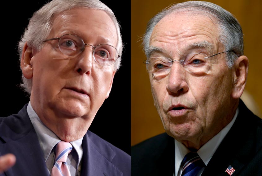 Mitch McConnell; Chuck Grassley (Getty/Chip Somodevilla/Michael Reynolds)