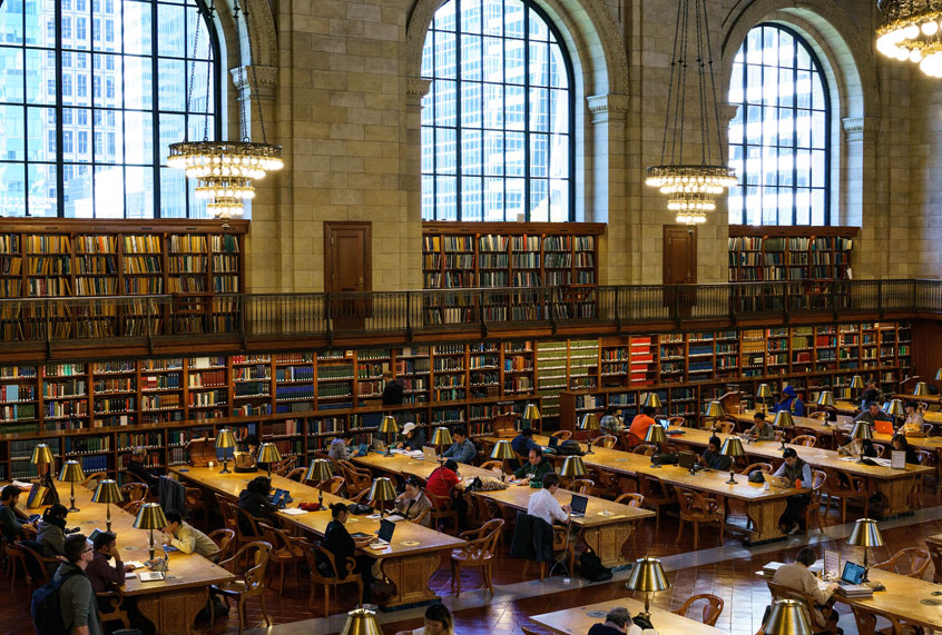 Rose Main Reading Room at the New York Public Library (Getty/Drew Angerer)