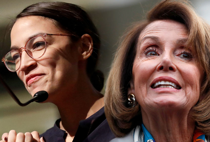 Alexandria Ocasio-Cortez; Nancy Pelosi (AP/Salon)