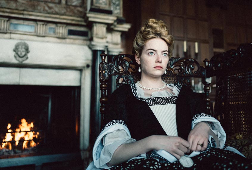 Emma Stone in "The Favourite" (Yorgos Lanthimos)