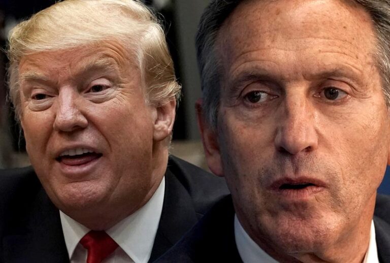Donald Trump; Howard Schultz (Getty/Salon)