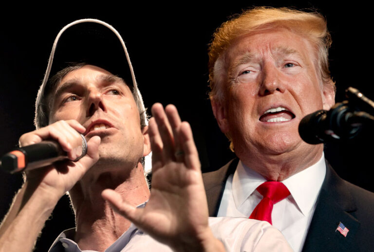 Beto O'Rourke; Donald Trump (AP/Salon)