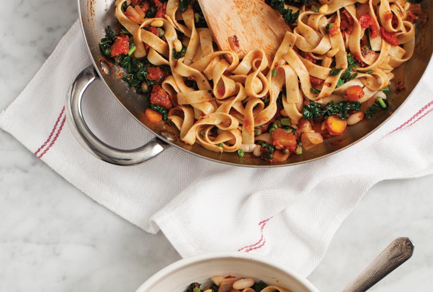 Carrot & Tomato Tagliatelle (Jack Mathews)