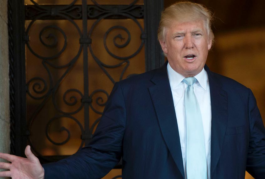 Donald Trump at Mar-a-Lago in Palm Beach, Florida. (Getty/Don Emmert)