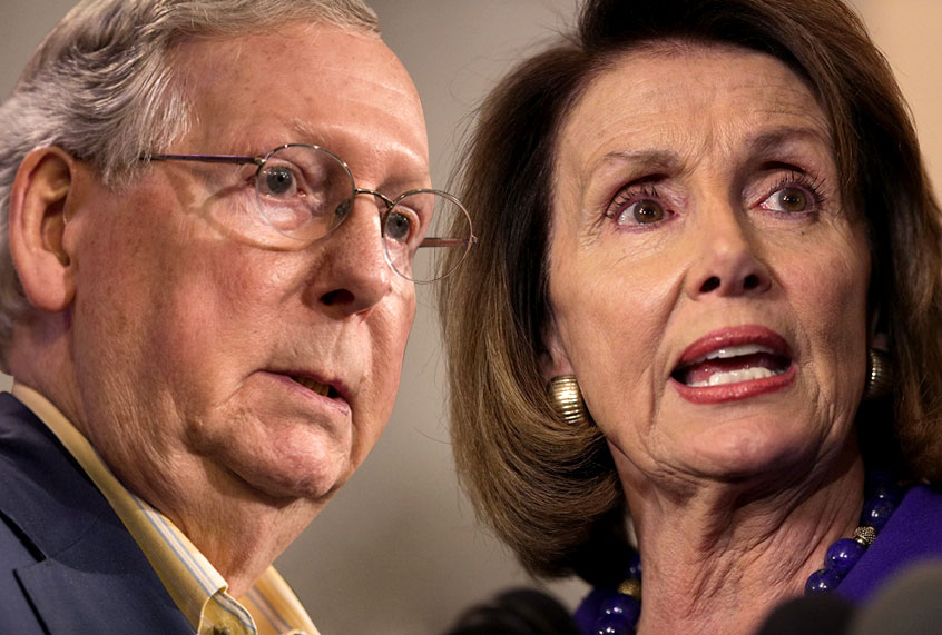 Mitch McConnell; Nancy Pelosi (Getty/Salon)