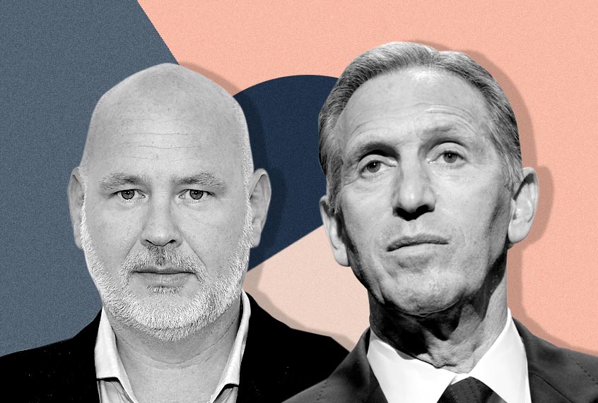 Steve Schmidt; Howard Schultz (Getty/Salon)