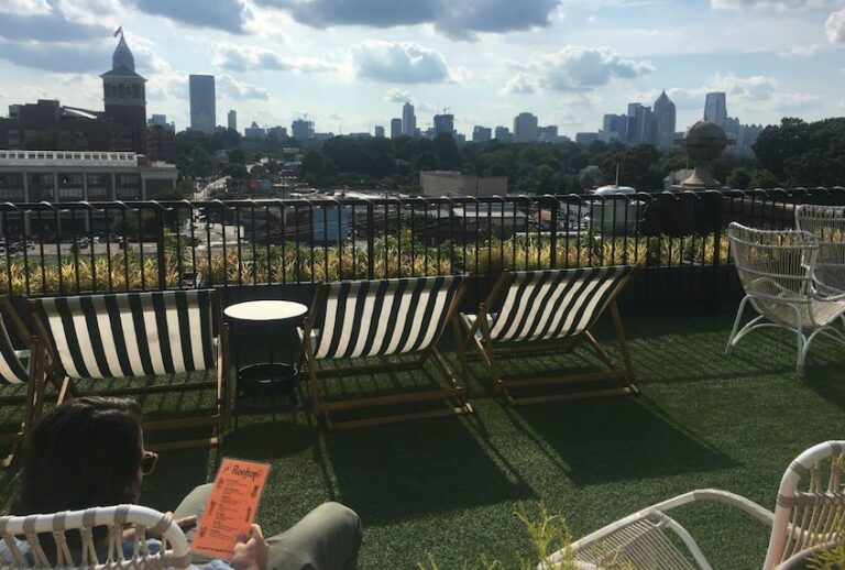 The rooftop view at Hotel Clermont. Photo by Kelsey Burrow. (Kelsey Burrow/Fathom)