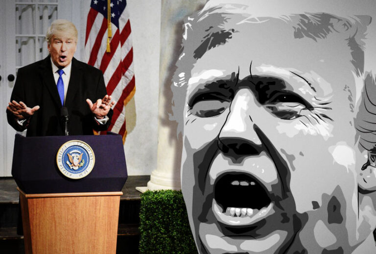 Alec Baldwin as Donald Trump on "Saturday Night Live" (NBC/AP/Illustration by Salon)