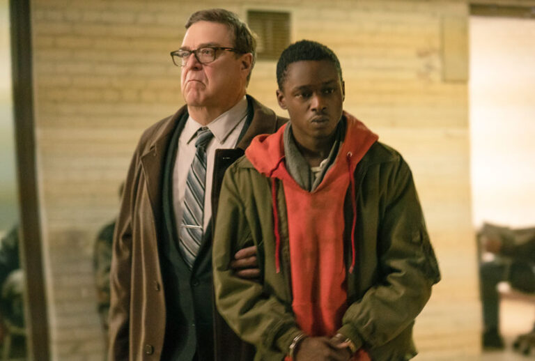 John Goodman and Ashton Sanders in "Captive State" (Parrish Lewis/Focus Features)