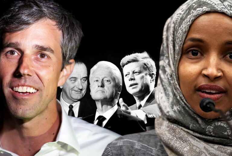 Beto O'Rourke; Lyndon B. Johnson; Bill Clinton; John F. Kennedy; Ilhan Omar (AP/Getty/Salon)