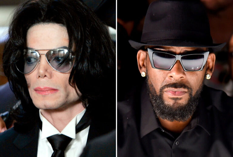 Michael Jackson; R. Kelly (Getty/Kevork Djansezian/Michael Loccisano)