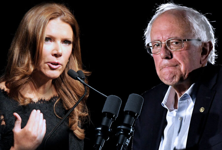 Trish Regan; Bernie Sanders (Getty/Salon)