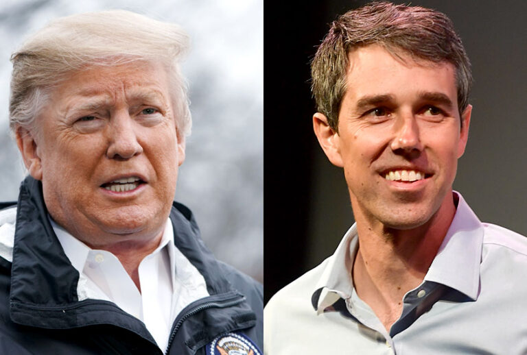Donald Trump; Beto O'Rourke (Getty/Mandel Ngan/Matt Winkelmeyer)