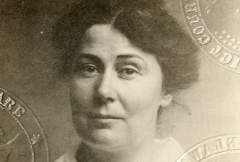 A photograph of Ellen N. La Motte soon after completing ‘The Backwash of War’ in 1916. (Courtesy of the National Archives, College Park, Maryland, Author provided)