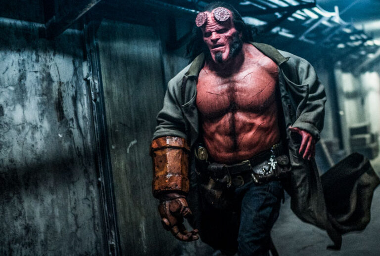 David Harbour as Hellboy in "Hellboy" (Mark Rogers)