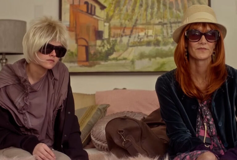 Kristen Stewart and Laura Dern in "JT LeRoy" (Universal)