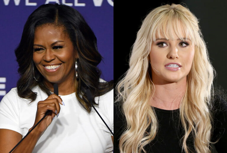 Michelle Obama; Tomi Lahren (Getty/Ethan Miller/Rich Polk)