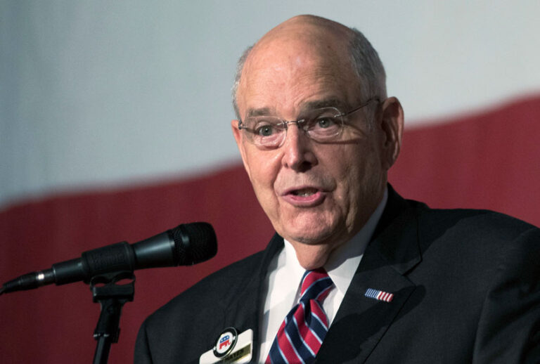 North Carolina Republican Party Chairman Robin Hayes (AP/Mike Spencer)
