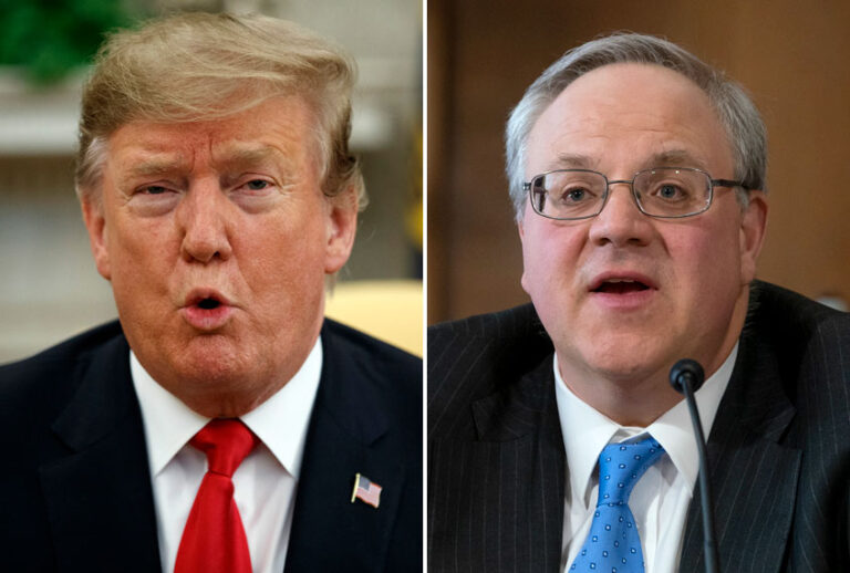 Donald Trump; David Bernhardt (AP/Evan Vucci/J. Scott Applewhite)