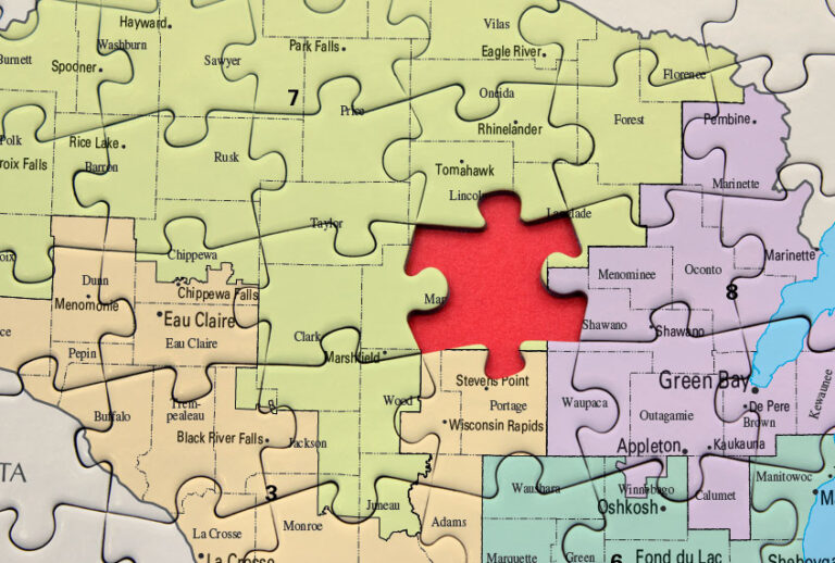 Wisconsin's congressional districts (Wikimedia/Getty/Salon)