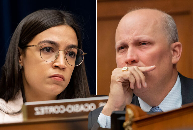 Rep. Alexandria Ocasio-Cortez (D-NY); Rep. Chip Roy (R-TX) (Getty/Anna Moneymaker)