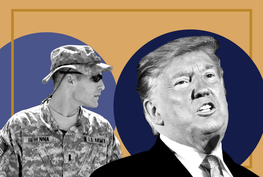 1st Lt. Michael C. Behenna; Donald Trump (AP/Getty/Salon)