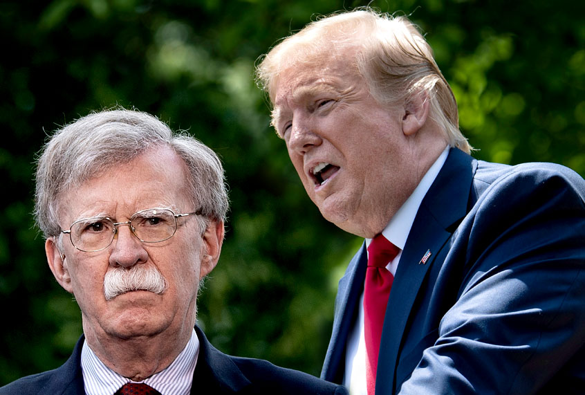 National Security Advisor John Bolton; President Donald Trump (Getty/Salon)
