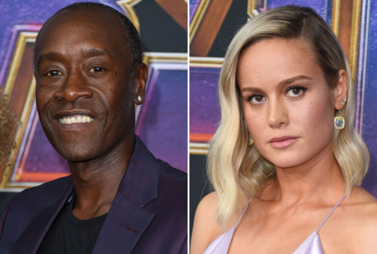 Don Cheadle; Brie Larson (Getty/Valerie Macon)