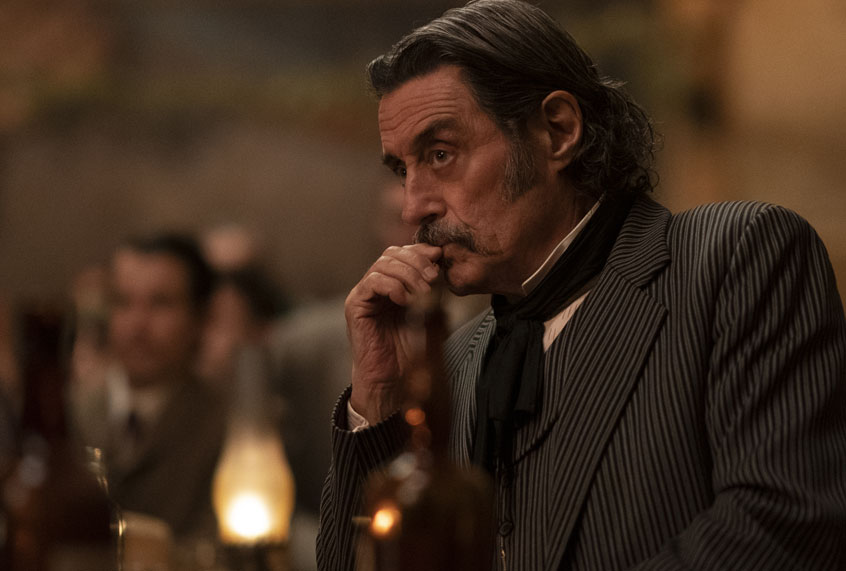 Ian McShane in "Deadwood: The Movie" (Warrick Page/HBO)