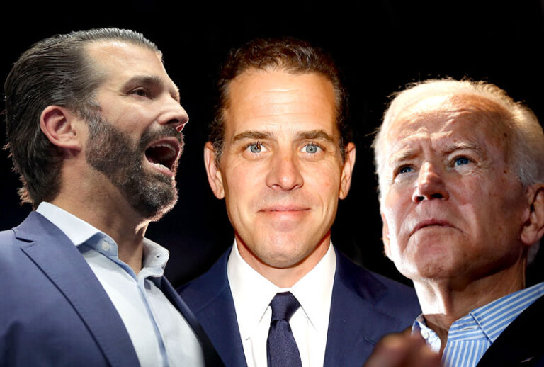 Donald Trump Jr. Hunter Biden; Joe Biden (AP/Getty/Salon)