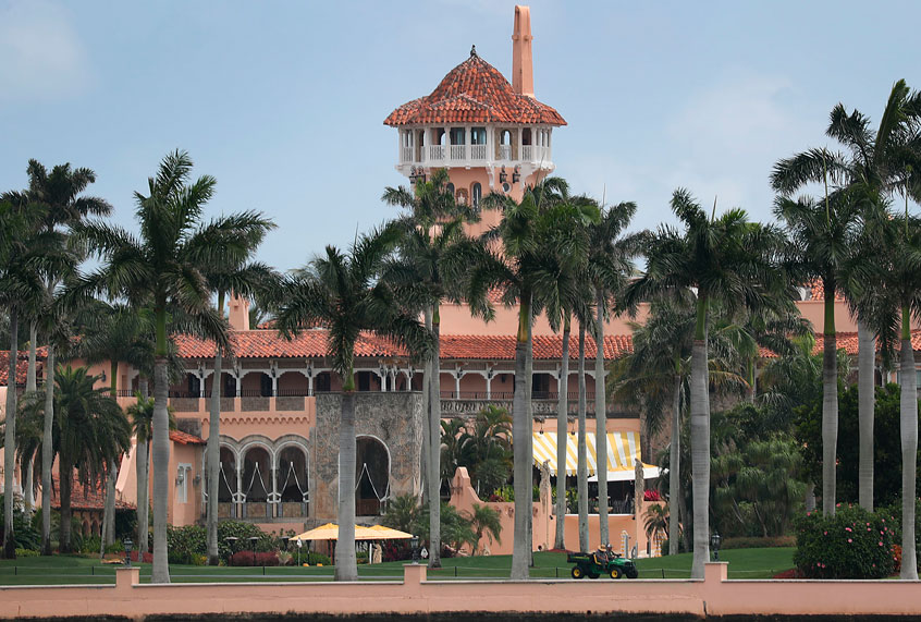 President Donald Trump's Mar-a-Lago resort (Getty/Joe Raedle)